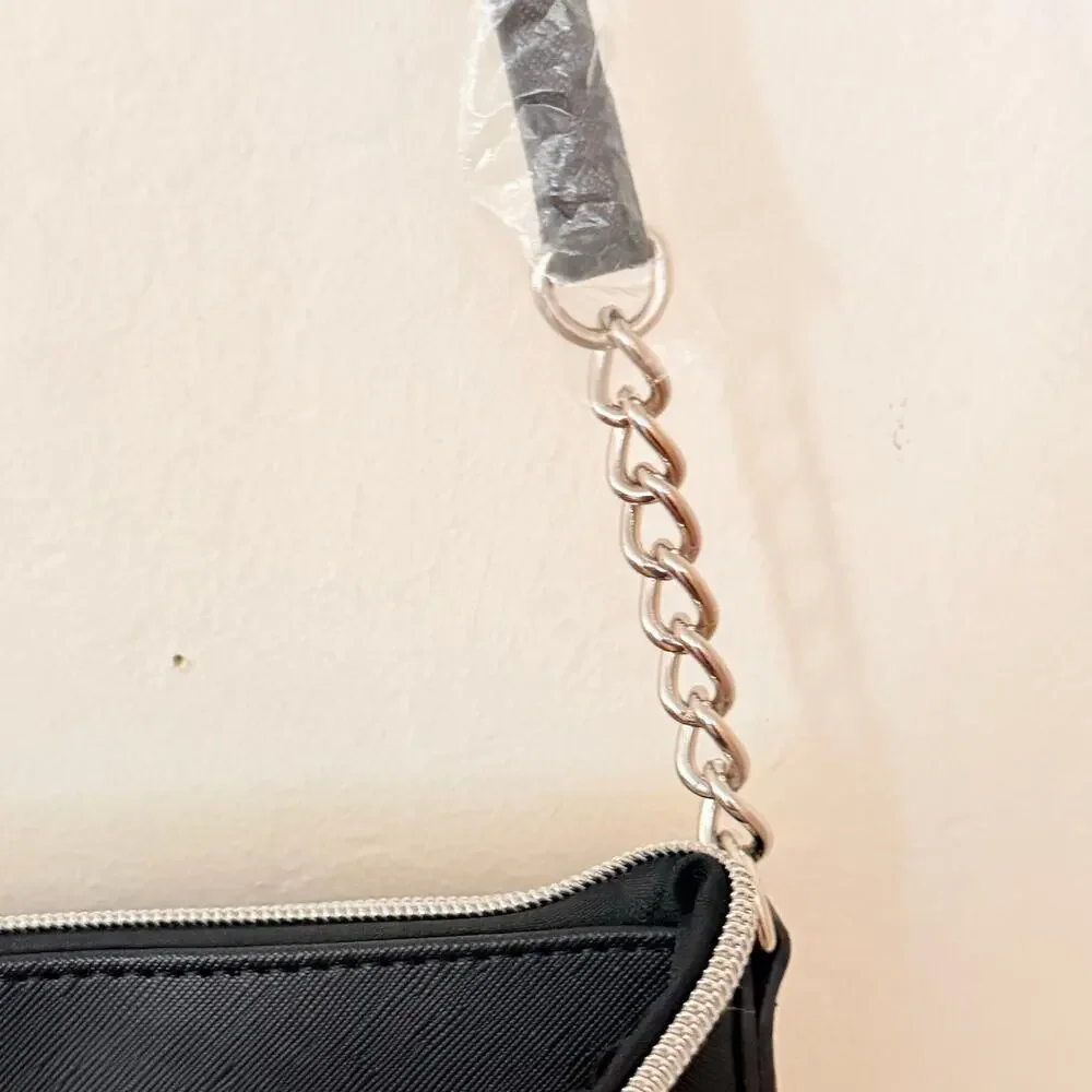 Marc Tetro Boston Terrier Crossbody Purse Vegan Leather Chain Preppy Dog Mom